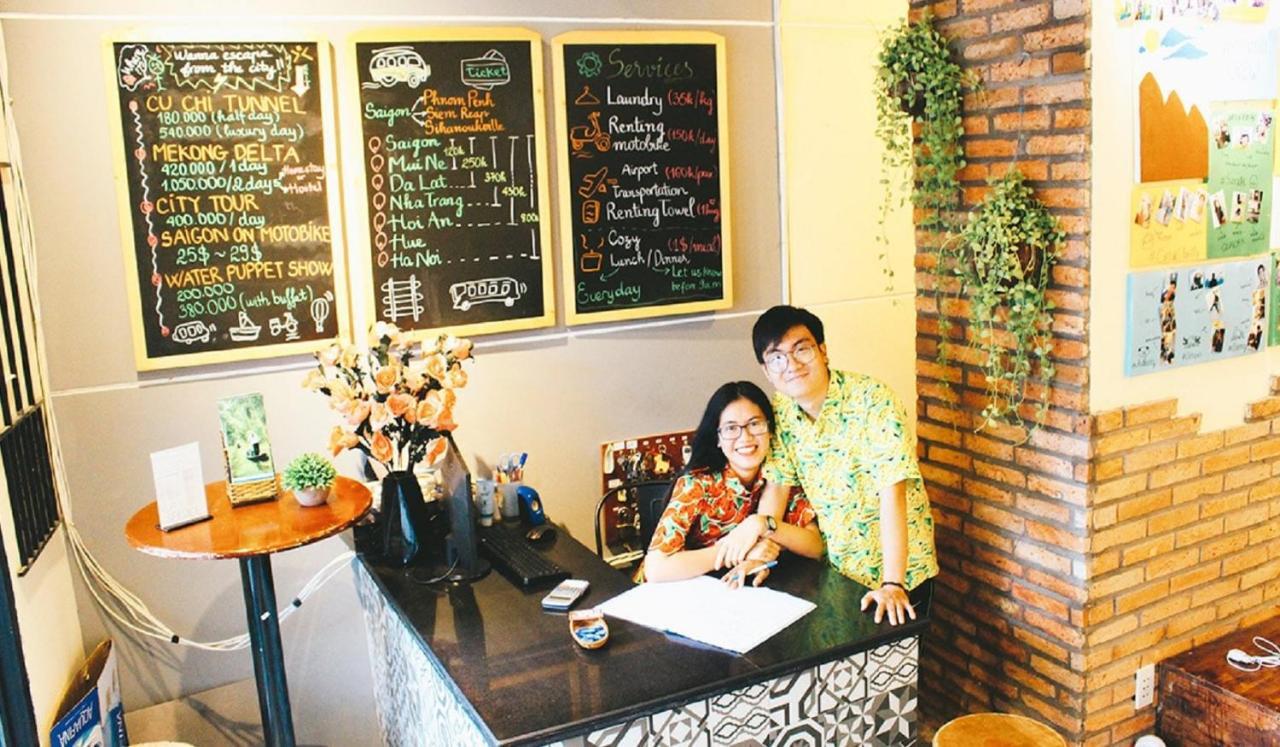 The Art - Vitamin Smiles Hostel Ho Chi Minh-Byen Eksteriør billede